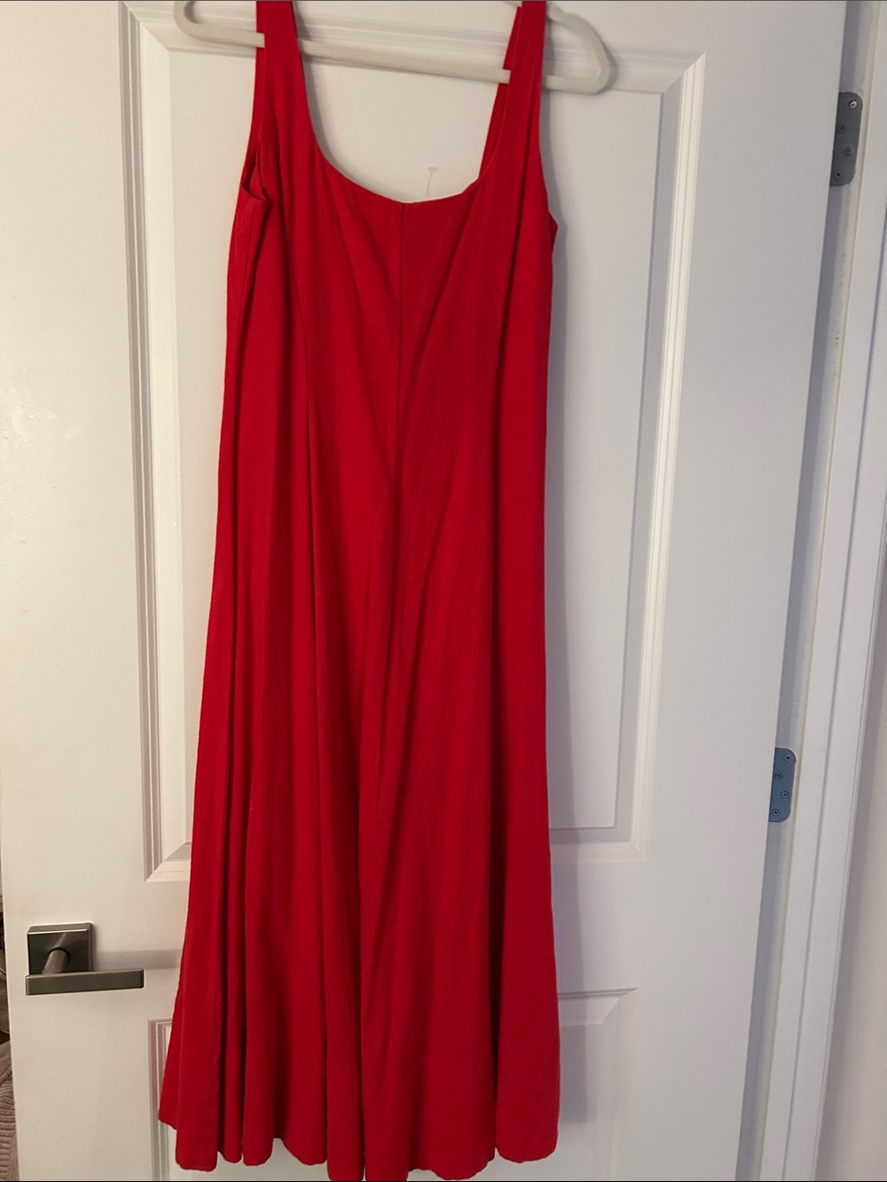 GAP Red Sleeveless Maxi Dress